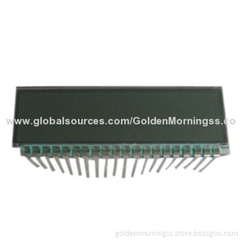 7-segment Custom LCD panel, HTN positive